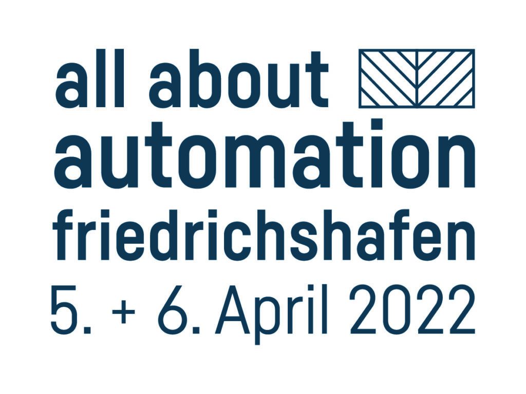 Werbung all about automation in Friedrichshafen.